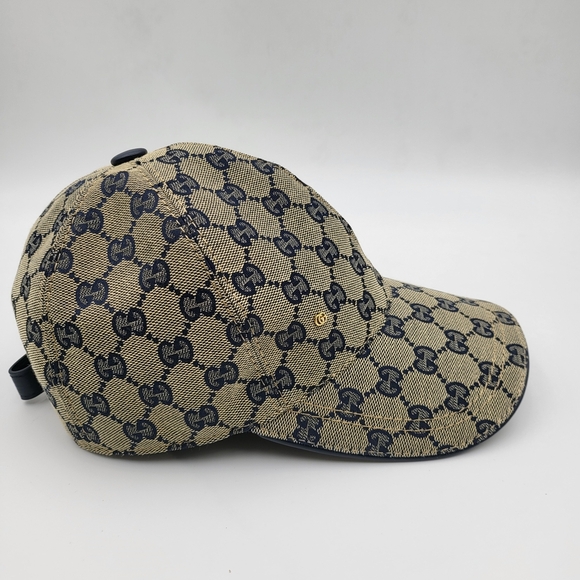 Gucci GG Canvas Leather Supreme Cap.. - Picture 2 of 12